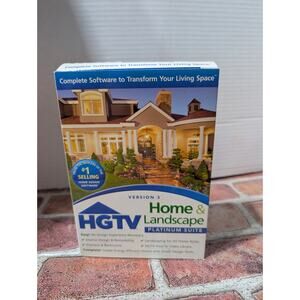 HGTV Home & Landscape Platinum Suite Design, Visualize, and Create Stunning PC